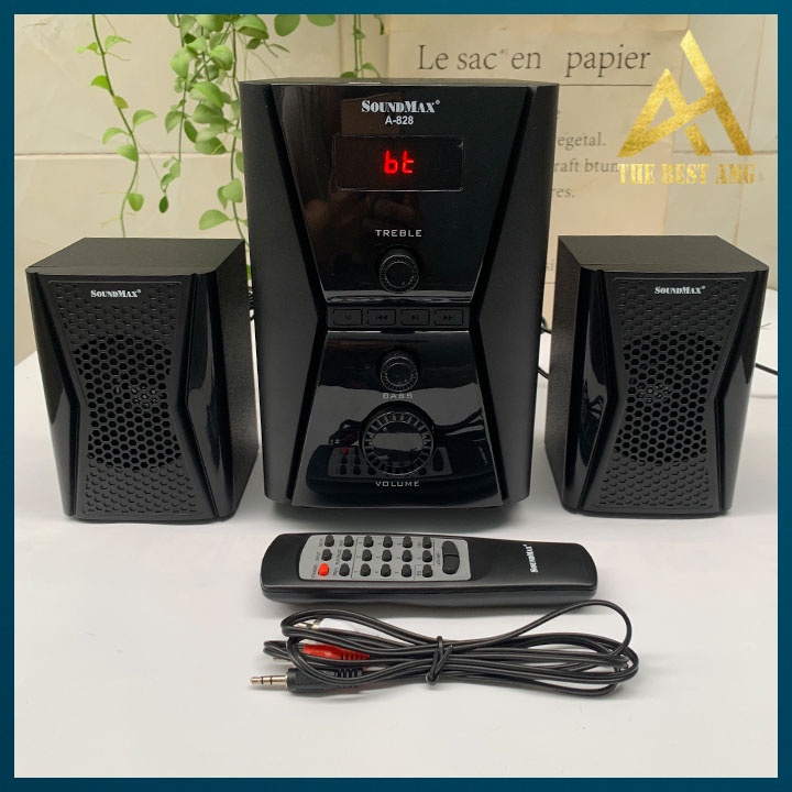 Loa Máy Tính Bluetooth Để Bàn Có Dây 2.1 SOUNDMAX A828 - Loa Vi Tính Laptop Âm Thanh Cực Hay