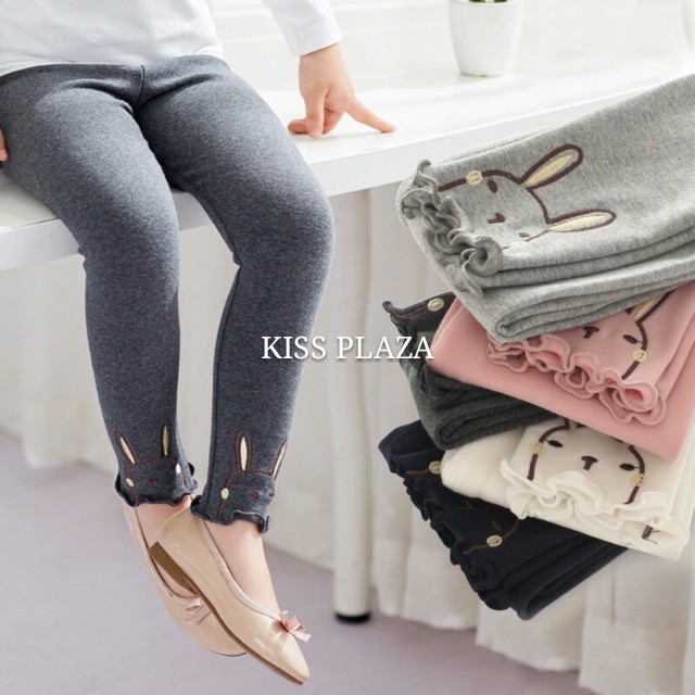 MẪU MỚI | QUẦN LEGGING THỎ XINH XẮN | CHO BÉ 8-18KG | VIDEO THẬT | KISS PLAZA