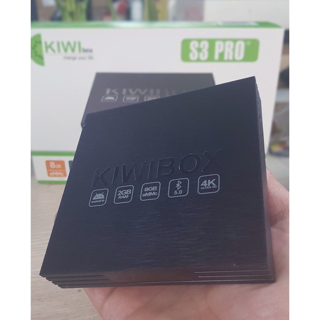 Kiwibox S3pro mới , kiwi s3 pro 2021 Ram 2G, Rom 8G, Wifi 2BT, Android 10, Bluetooth 5.0 - truyền hình miễn phí