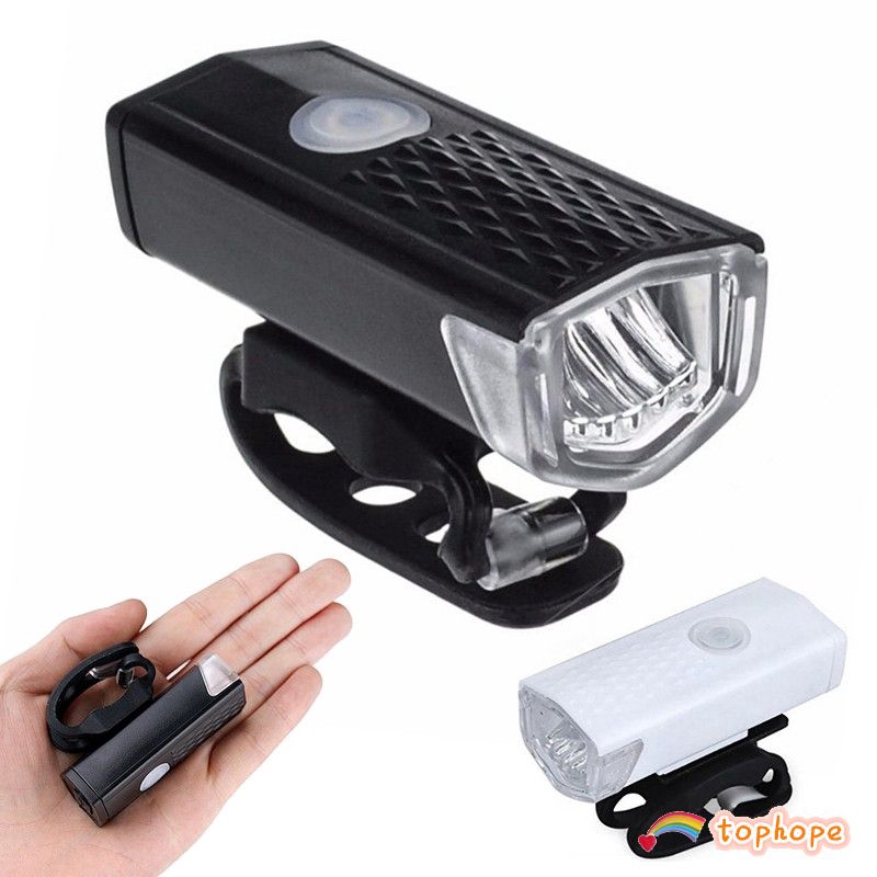 Bộ đèn pha trợ sáng 300 LM gắn trước và đèn phanh gắn sau dành cho xe đạp