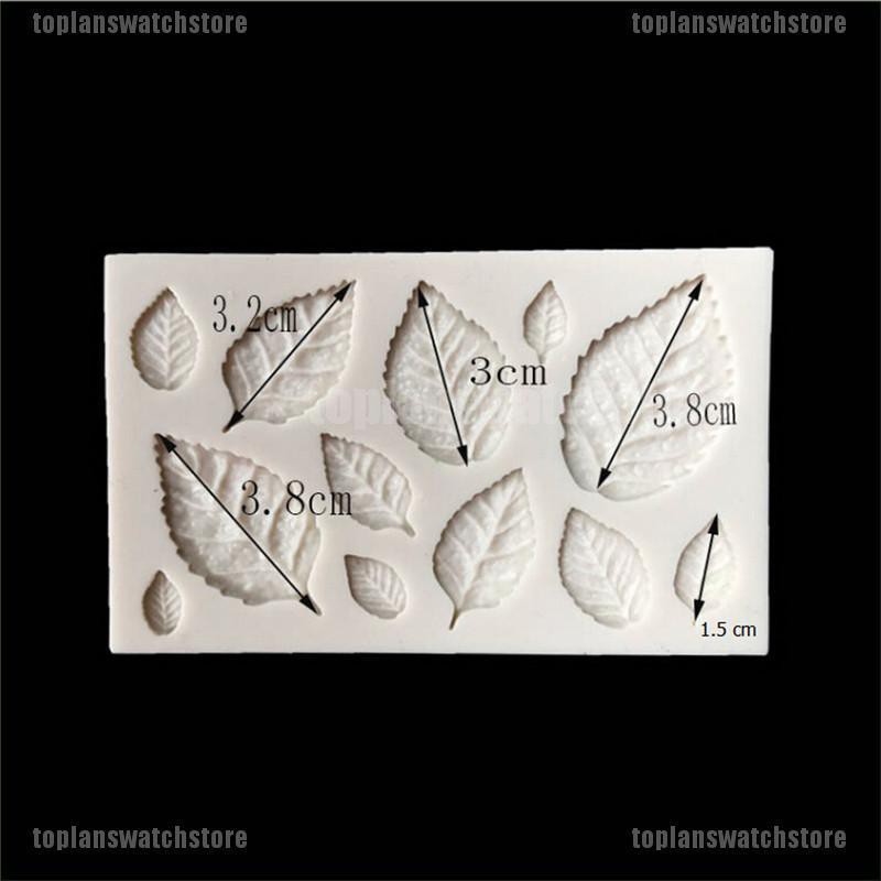 Khuôn Silicone Tạo Hình Chiếc Lá Trang Trí Bánh