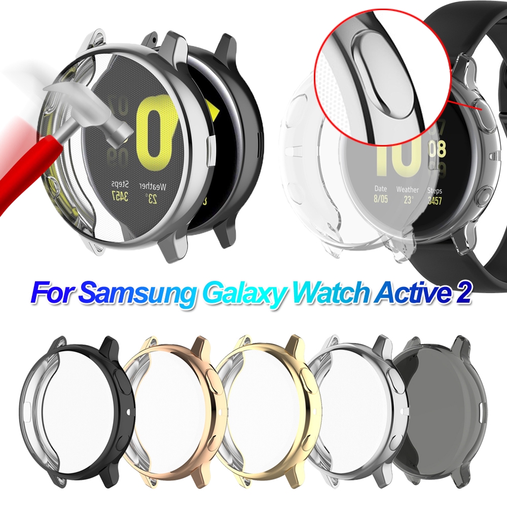 Ốp Tpu Mềm Trong Suốt Cho Đồng Hồ Thông Minh Samsung Galaxy Watch Active 2