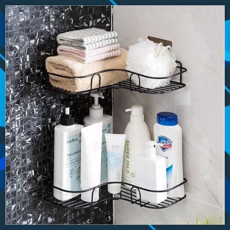 [SIÊU RẺ] Kệ Sắt Dán Góc Tường Nhà Tắm , Nhà Vệ Sinh, Nhà Bếp Đa Năng | BigBuy360 - bigbuy360.vn