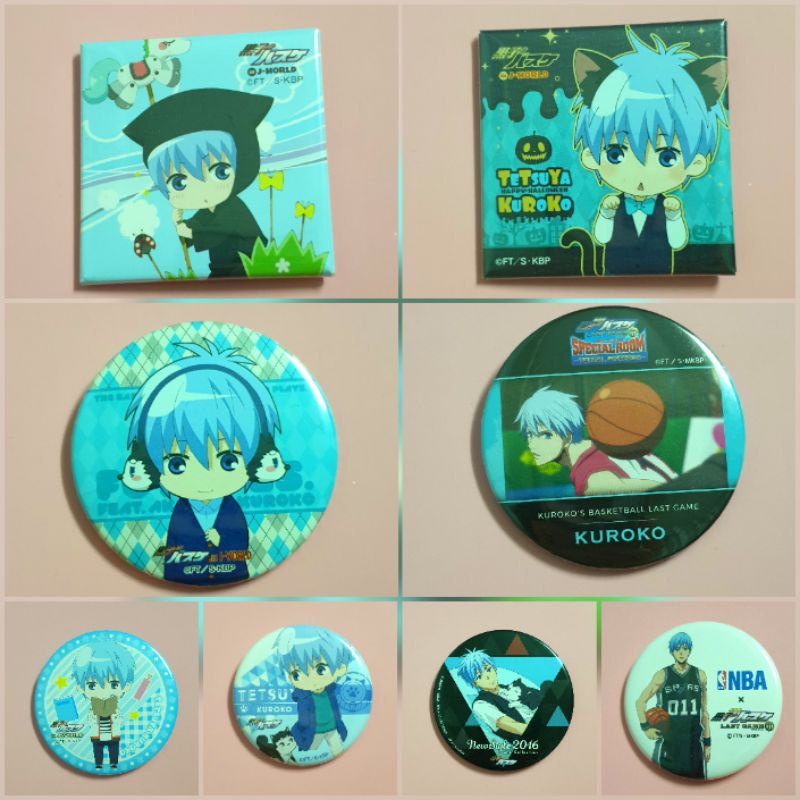Huy hiệu chính hãng - Kuroko no Basket/Tetsuya Kuroko