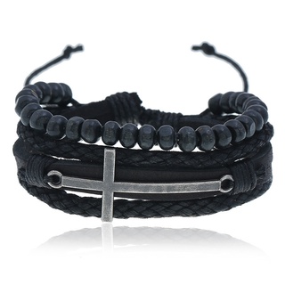 [VRH23] Vòng Tay Da Bện Handmade
