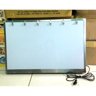 Đèn đọc 2 phim X Quang T8, đèn đọc phim 2 cửa 100% inox