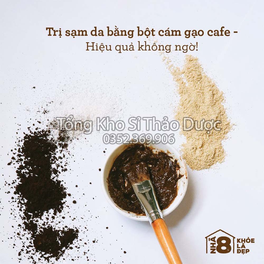 Bột cám gạo nghiền mịn nguyên chất 1kg (Mask dưỡng trắng, tẩy tế bào chết tự nhiên)
