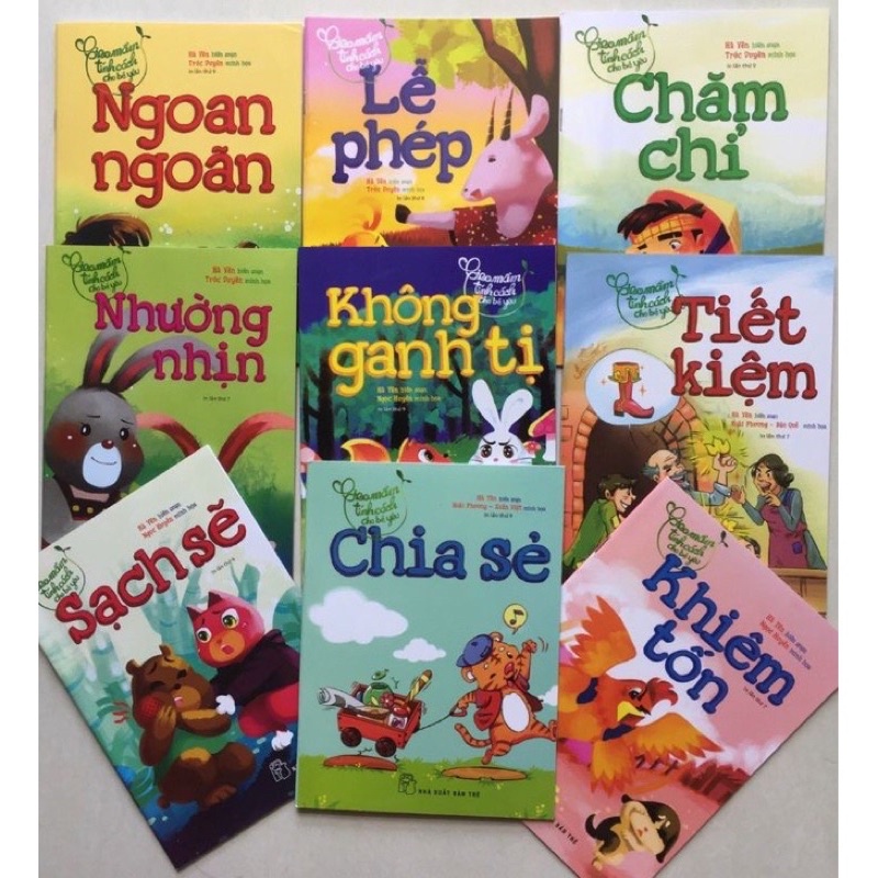 Sách Bộ Sách Gieo Mầm Tính Cách Cho Bé Yêu