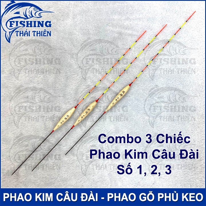 Phao Kim Câu Đài Số 1, 2, 3 Chất Liệu Gỗ Phủ Keo Dùng Câu Đơn Câu Đài