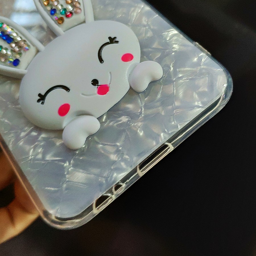 Ốp lưng gấu đính đá Galaxy A6 Plus