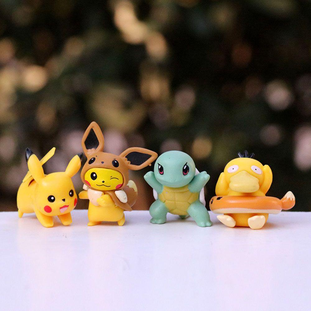 Set 8 Mô Hình Nhân Vật Pikachu Dễ Thương