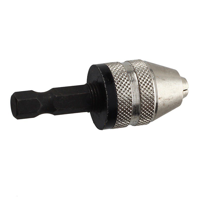 Đầu kẹp gắn mũi khoan màu đen 6mm