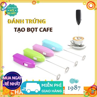 Máy Đánh Trứng Mini ,Máy đánh trứng cầm tay⭐Máy đánh tạo cafe cầm tay chạy pin⭐
