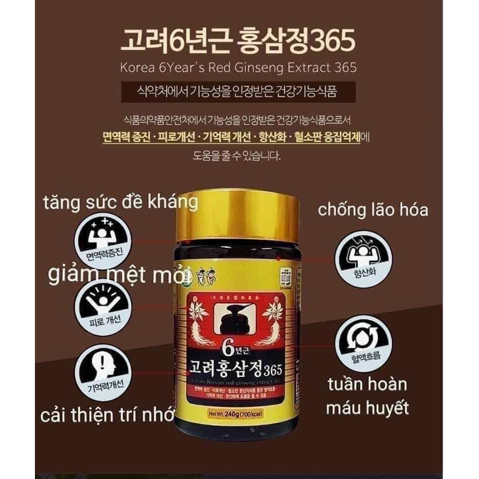 [CHẤT LƯỢNG CHÍNH HÃNG] CAO HỒNG SÂM 365 HÀN QUỐC | BigBuy360 - bigbuy360.vn