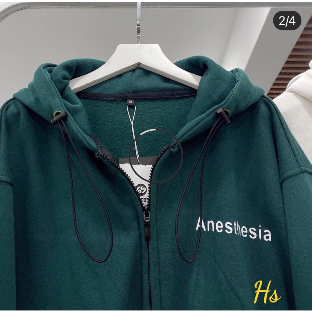 Áo Khoác Hoodie Xanh Anes Chất Liệu Nỉ Ngoại Ấm Áp Wild.Goute SP000780 | BigBuy360 - bigbuy360.vn