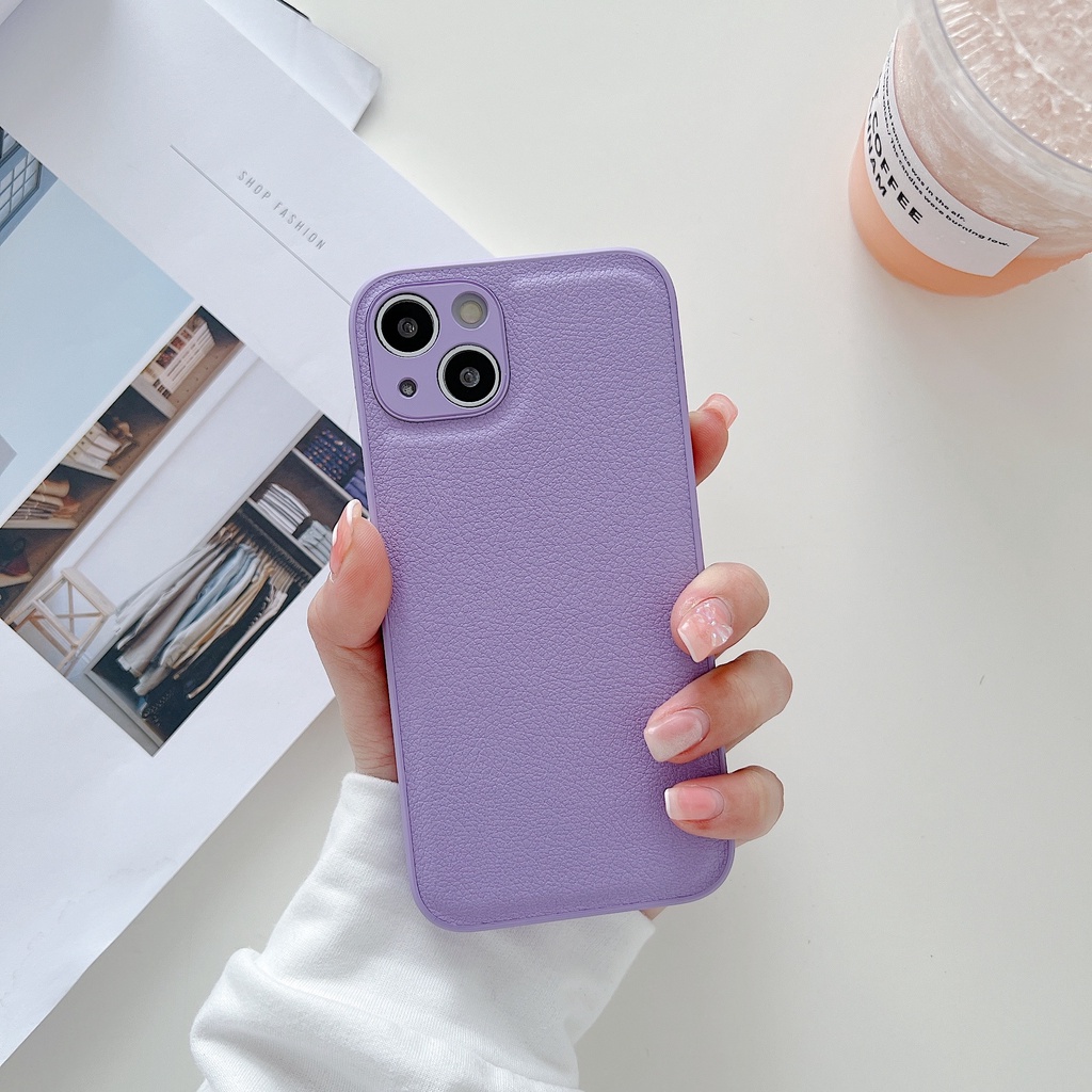 Bao Da Điện Thoại Chống Sốc Màu Vàng / Xanh Dương Cho iPhone 14 / 13 / 12 / 11 / X / 8 / 7P