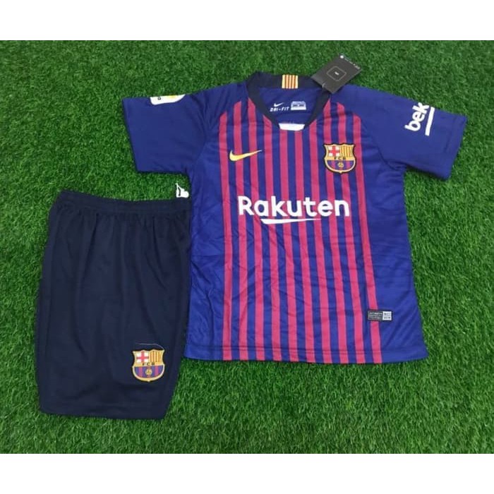 Bộ Quần Áo Barca Barcelona Cho Bé 2018 / 2019