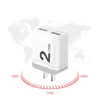 Củ sạc nhanh 2 cổng USB	 AdapterUSB002chu