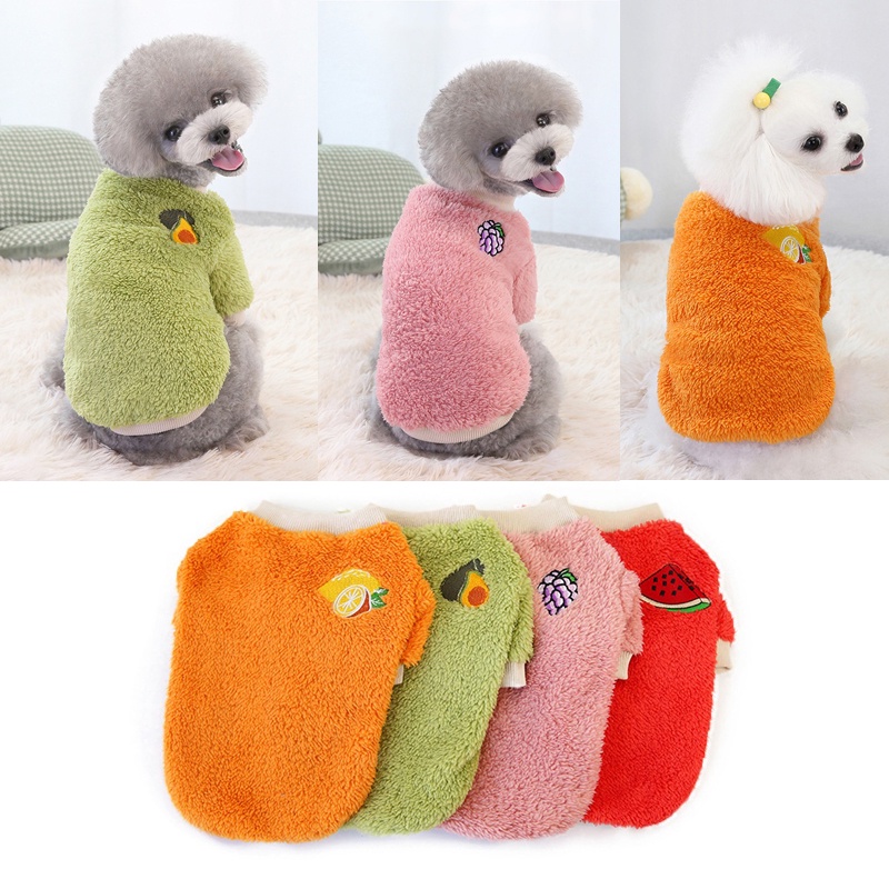 Lông cừu Quần áo cho thú cưng Quần áo cho chó Giữ ấm Áo hoodie dễ thương Ngăn ngừa cảm lạnh Quần áo cho chó Trang phục cho chó nhỏ Áo khoác