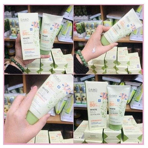 Kem Chống Nắng Dabo White Mild Sunblock SPF50+ PA+++ 70ml