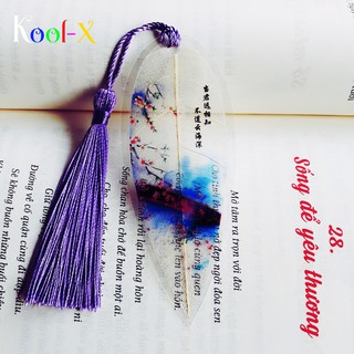 Bookmark Gân lá Mộc lan hình Hoa
