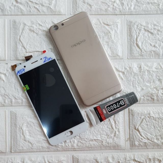 Combo Bộ Vỏ + Màn Hình F3 Lite (A57) Zin Hàng Cao Cấp Tặng 1 Tuýp Keo B-7000