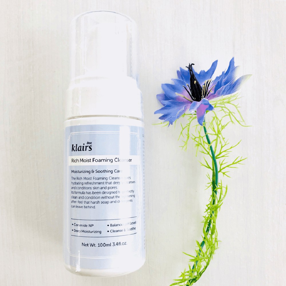 Sữa rửa mặt Dear, Klairs Rich Moist Foaming Cleanser 100ml