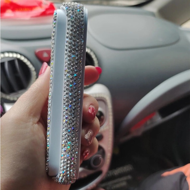 Bảng Gắn Số Điện Thoại Trên Taplo Ô Tô Đính Đá Cao Cấp nhiều màu