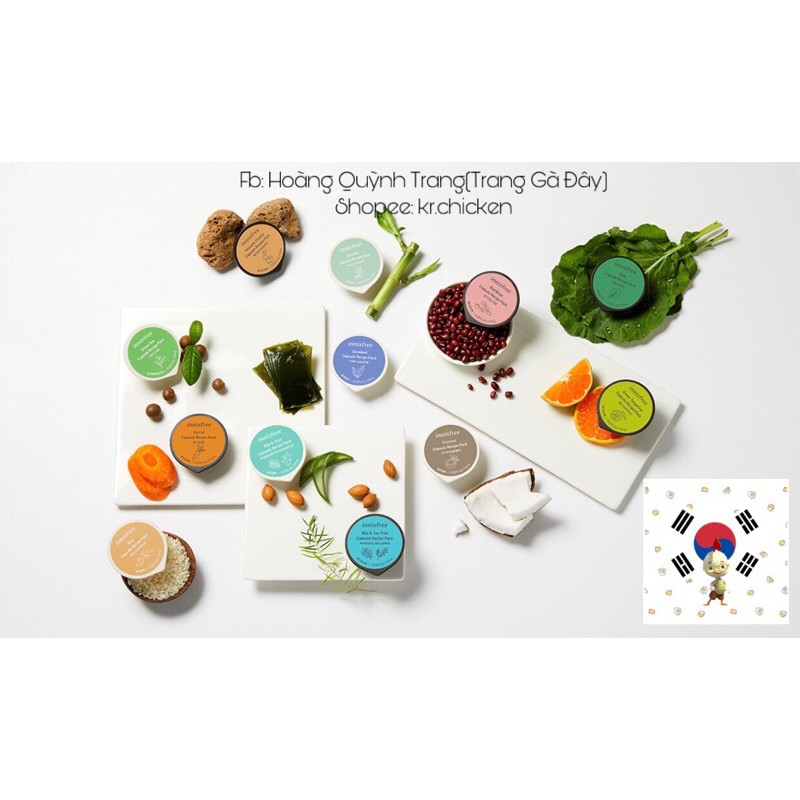 MẶT NẠ HŨ INNISFREE Capsule Receip Packs 10ml