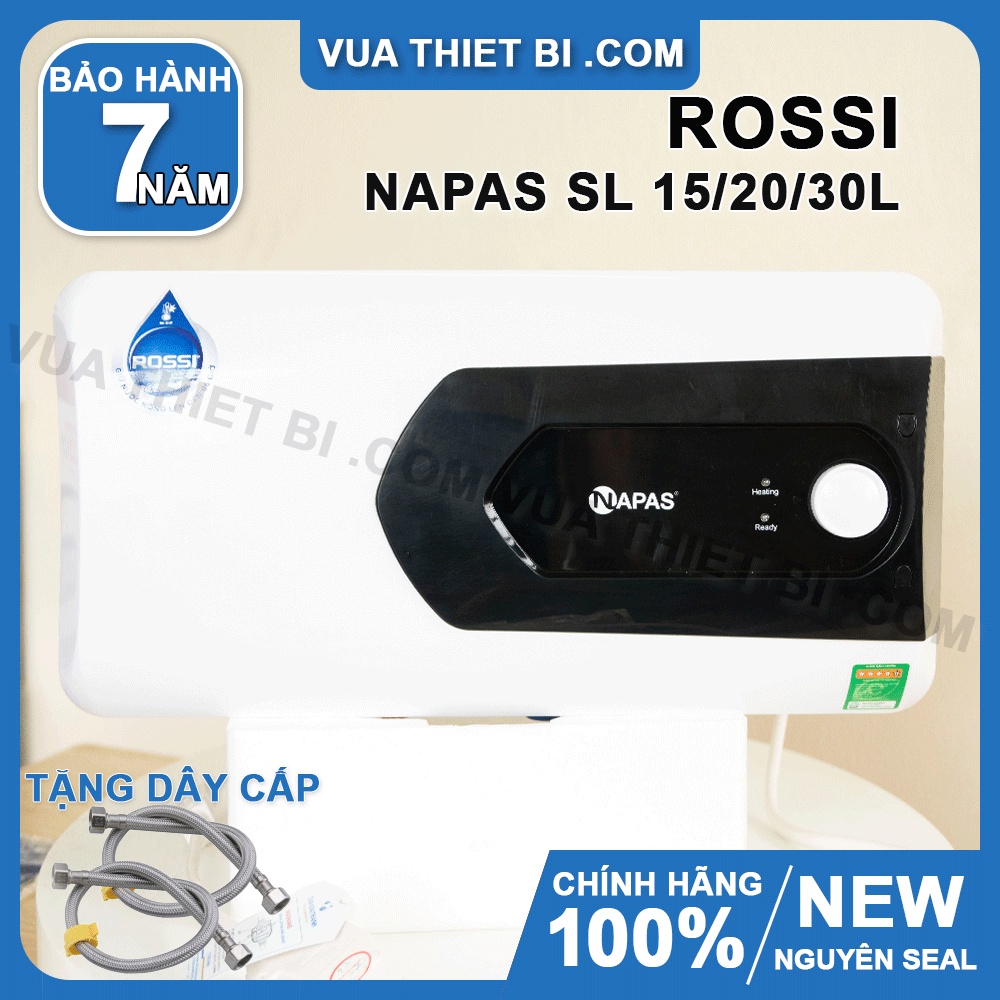 [20L] Rossi Napas 20 Lít Ngang – Bình Nóng Lạnh gián tiếp