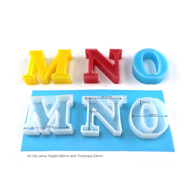 Khuôn Silicone Làm Chữ Trang Trí Nghệ Thuật DIY