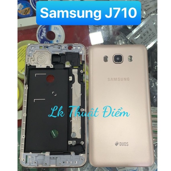 bộ vỏ J710 / J7 2016 - samsung (bộ gồm lưng , sườn và đủ phím bấm)