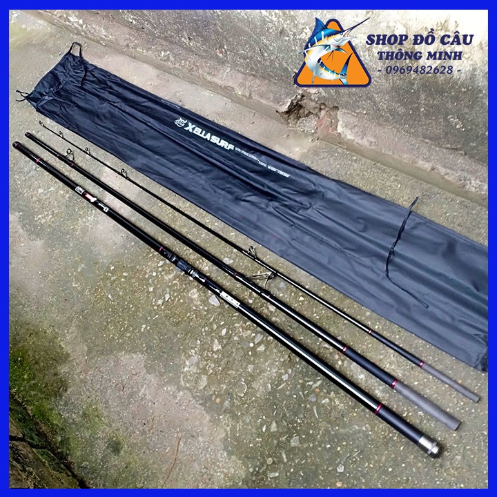 Cần 3 Khúc XELLA SURF 4m20, Chuyên đánh xa bờ trên 50m, cần câu lục, cần câu chất lượng