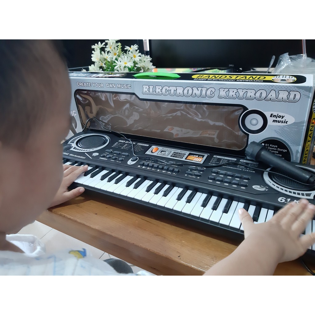 Đàn Piano 61 phím bấm cho bé