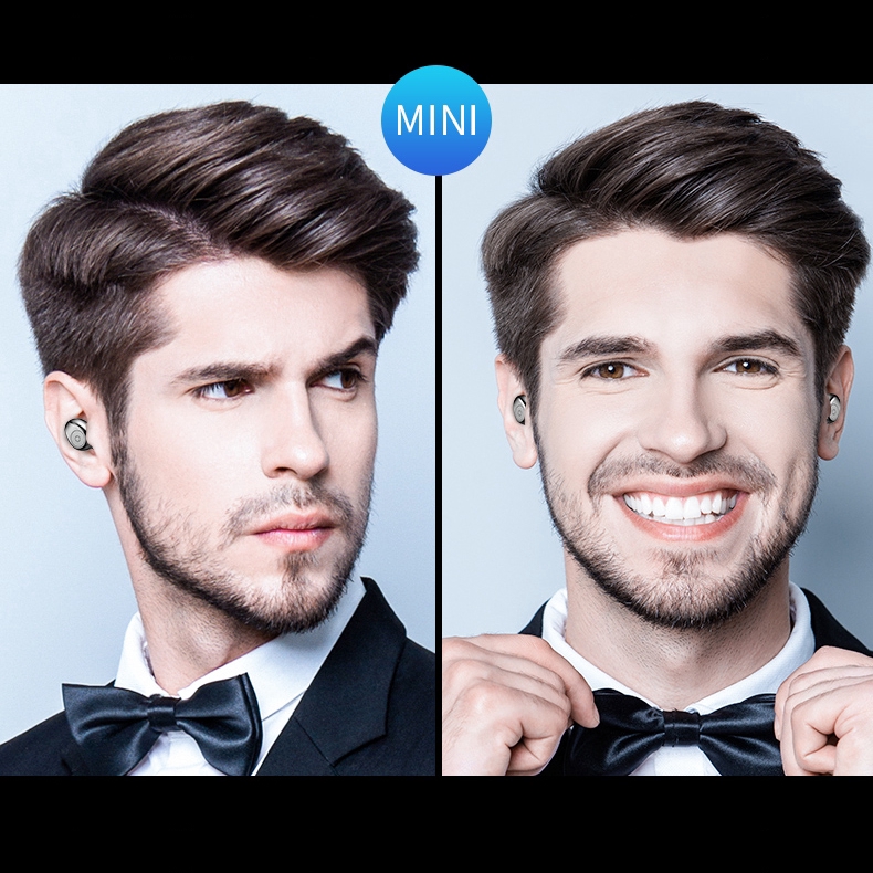 Tai Nghe Nhét Tai F9 Kết Nối Bluetooth 5.0 Có Micro Và Phụ Kiện