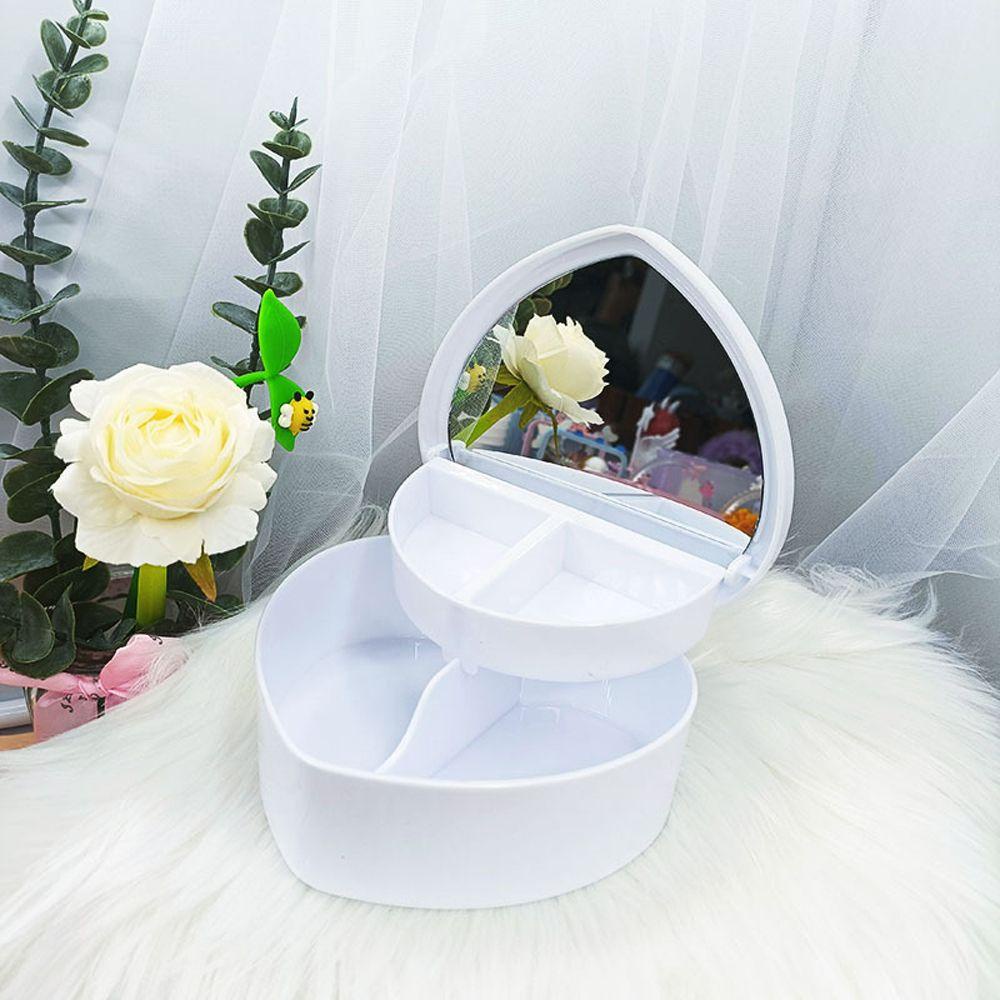 FORBETTER Hộp Đựng Trang Sức Hình Trái Tim Xinh Xắn