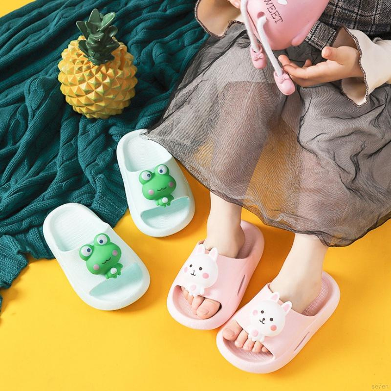 Dép Xỏ Ngón Họa Tiết Hoạt Hình 3d Cho Bé 1-7 Tuổi