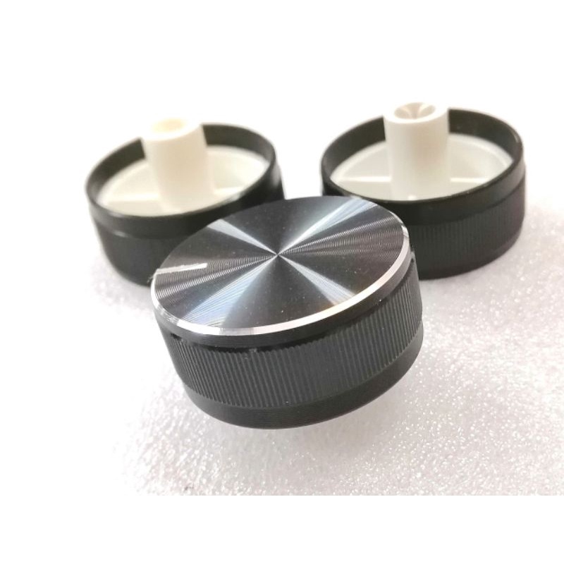 Núm nhôm 30x13 cao cấp gắn cho núm xoay điều chỉnh trên xe hơi ô tô