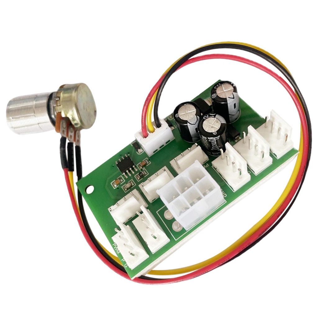 Bộ Điều Khiển Quạt PWM PC - Điều khiển quạt bằng PWM 8 cổng ngõ vào nguồn 6 pin