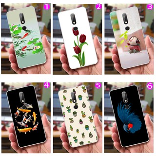 Ốp lưng Nokia 6.1 Plus / X6 (dẻo viền trắng trong) - Cá Chép, Tulip, Heo Cartoon, Đại Bàng