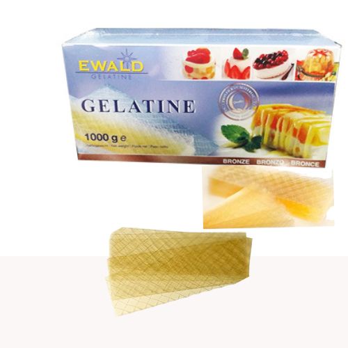 Gelatine lá Đức làm bánh ngọt, kẹo dẻo, pudding, thạch mát lạnh