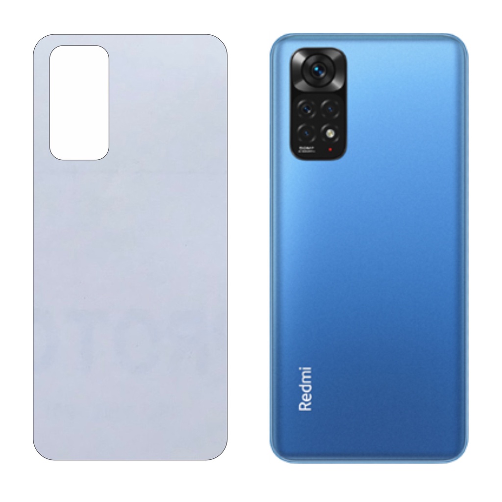 Miếng Dán Lưng Xiaomi Redmi Note 11 4G / Note 11s 4G Decal Trong Nhám Chống Vân Tay