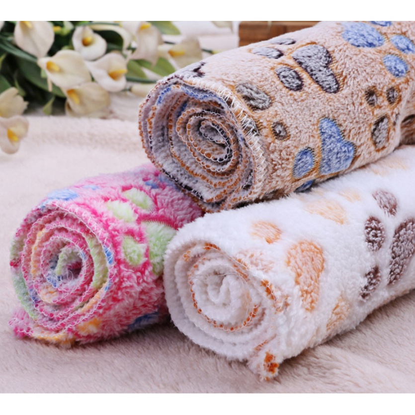 Chăn Lông Mềm Mại Ấm Áp Cho Thú Cưng