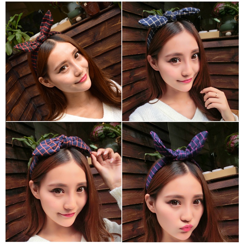 Cài tóc thắt nơ phong cách hàn quốc thời trang xinh xắn cho nữ