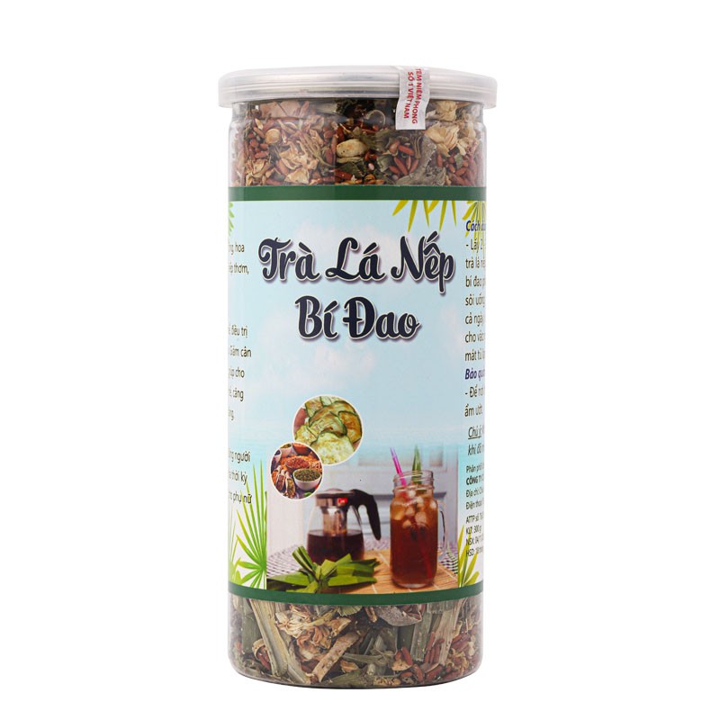 Trà lá nếp bí đao giảm cân 300g, trà lá nếp chống não hóa làm đẹp da, phòng chống mỡ máu, tiểu đường, cao huyết áp - TLD