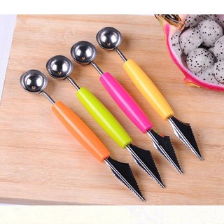 Dụng cụ múc dưa hấu/ kem / trái cây hình viên tròn làm từ thép không gỉ đa năng