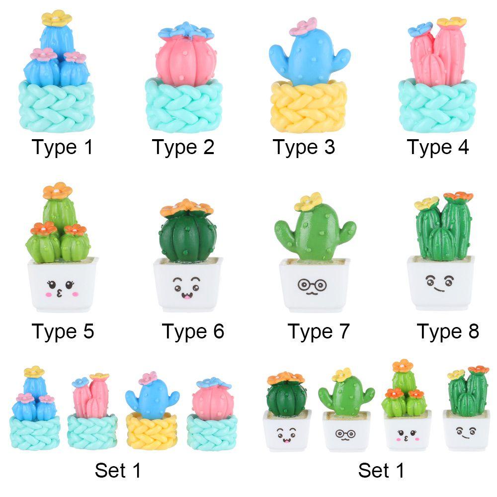 Mô Hình Cây Xương Rồng Mini Trang Trí Tiểu Cảnh