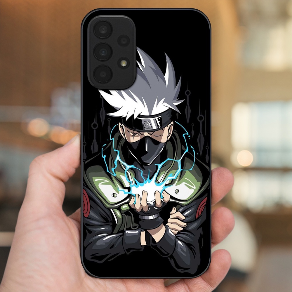 Ốp lưng Samsung A23 viền đen in hình Hatake Kakashi Naruto