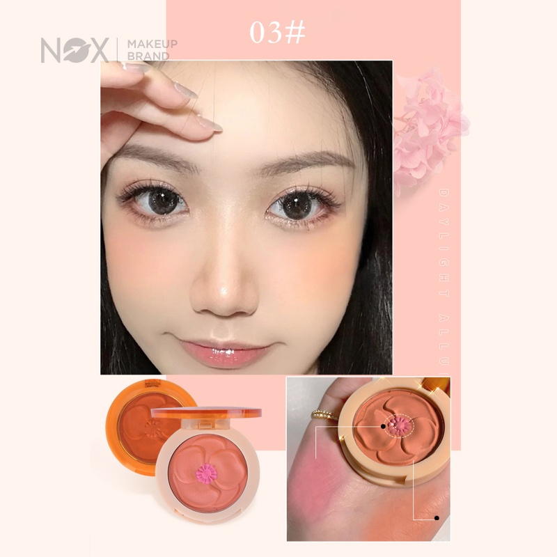 Phấn má hồng NOX hình hoa đào khả năng lên màu cao nâng tông da 6g | BigBuy360 - bigbuy360.vn