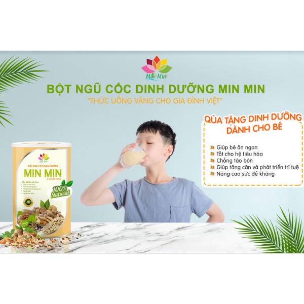 Bột ngũ cốc dinh dưỡng MIN MIN 29 loại hạt, sử dụng cho bà bầu và người cần bổ sung dinh dưỡng